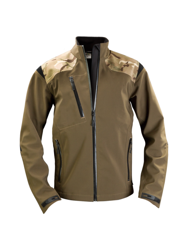 Bluza Ocieplana Softshell Tactic Green Camo 111