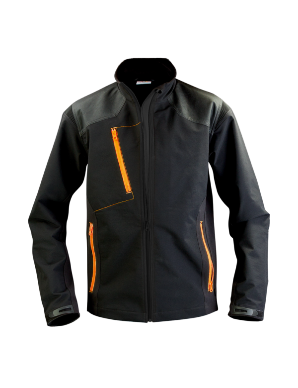 Bluza Pure Black/Orange 111