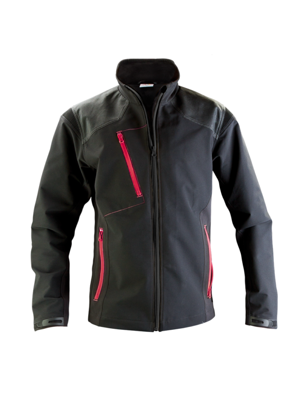 Bluza Pure Black/Crimson 111