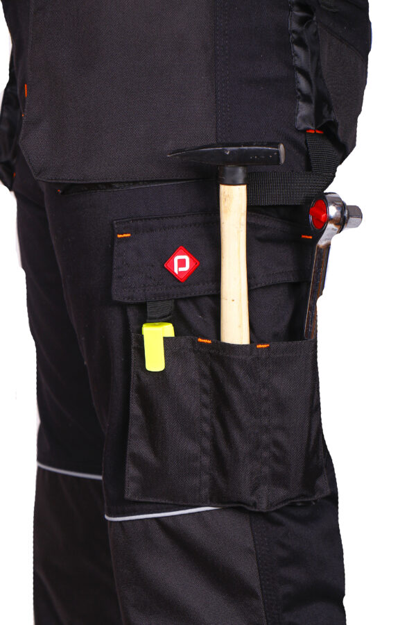 PSW-4003 SPODNIE ROBOCZE DO PASA CZARNE - obrazek 4