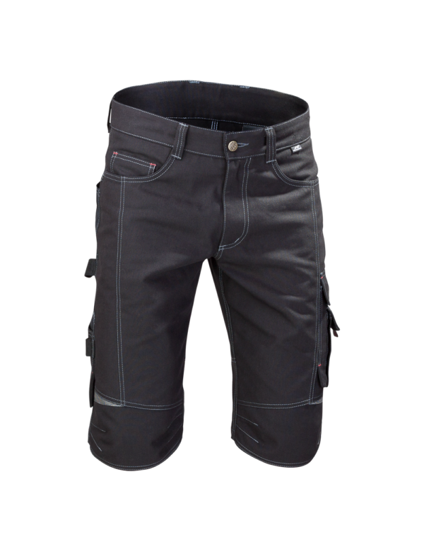 Krótkie Spodenki Pirate Black Z Wielofunkcyjnymi Kieszeniami 111 - obrazek 4