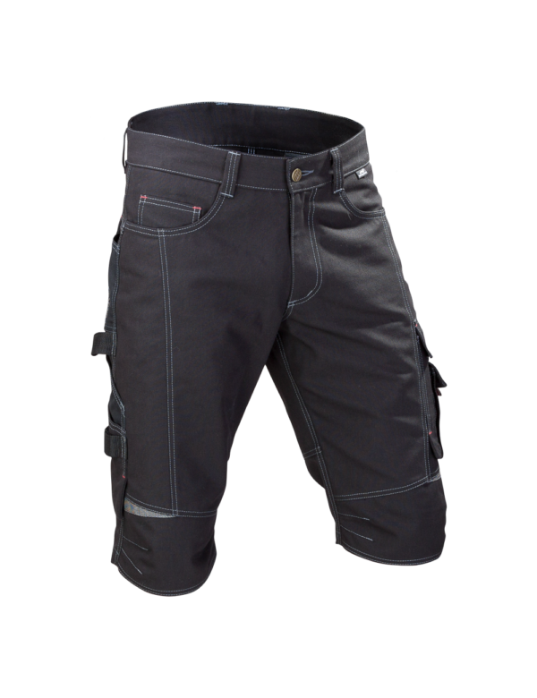 Krótkie Spodenki Pirate Black Z Wielofunkcyjnymi Kieszeniami 111